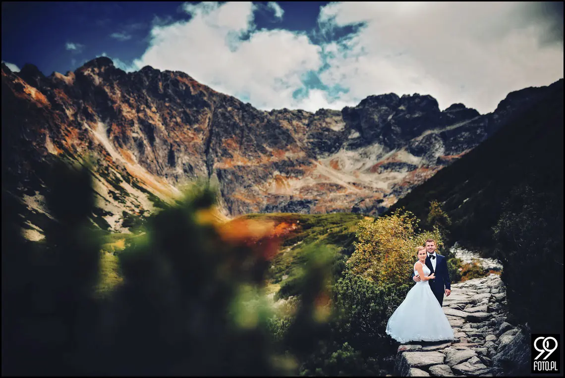 Opactwo Cystersów Mogiła, Plener ślubny Czarny Staw Gąsienicowy, Sesja zdjęciowa Kasprowy Wierch