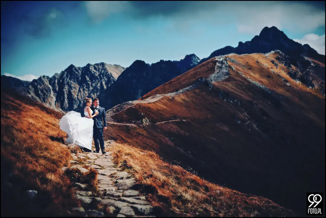 Opactwo Cystersów Mogiła, Plener ślubny Czarny Staw Gąsienicowy, Sesja zdjęciowa Kasprowy Wierch