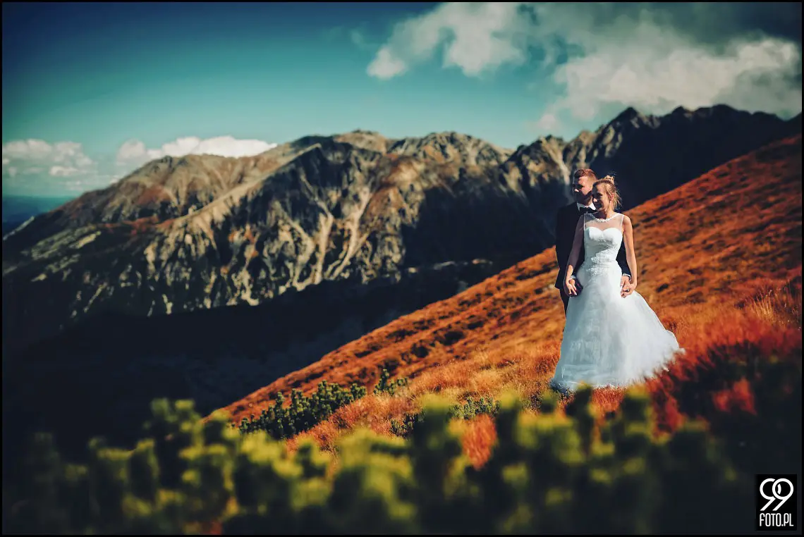 Opactwo Cystersów Mogiła, Plener ślubny Czarny Staw Gąsienicowy, Sesja zdjęciowa Kasprowy Wierch