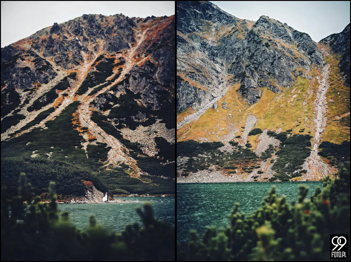 Opactwo Cystersów Mogiła, Plener ślubny Czarny Staw Gąsienicowy, Sesja zdjęciowa Kasprowy Wierch