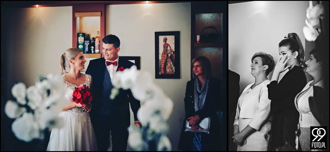 Fotograf ślubny Skawina, Zdjęcia ślubne Restauracja Stek