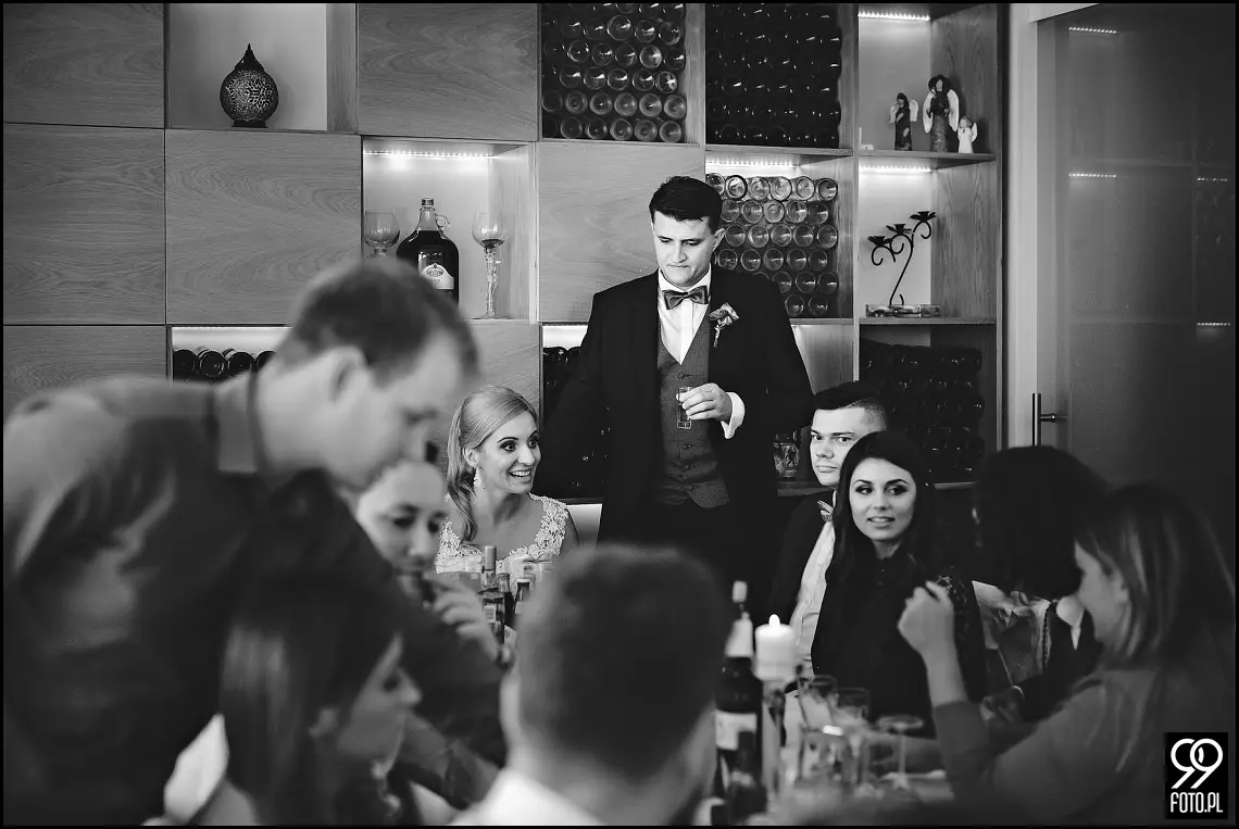 Fotograf ślubny Skawina, Zdjęcia ślubne Restauracja Stek