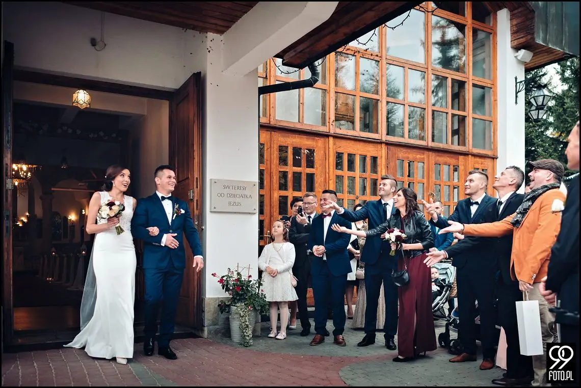 fotograf ślubny Rabka Zdrój, góralski klimat ślubny, wesele kabanos spytkowice