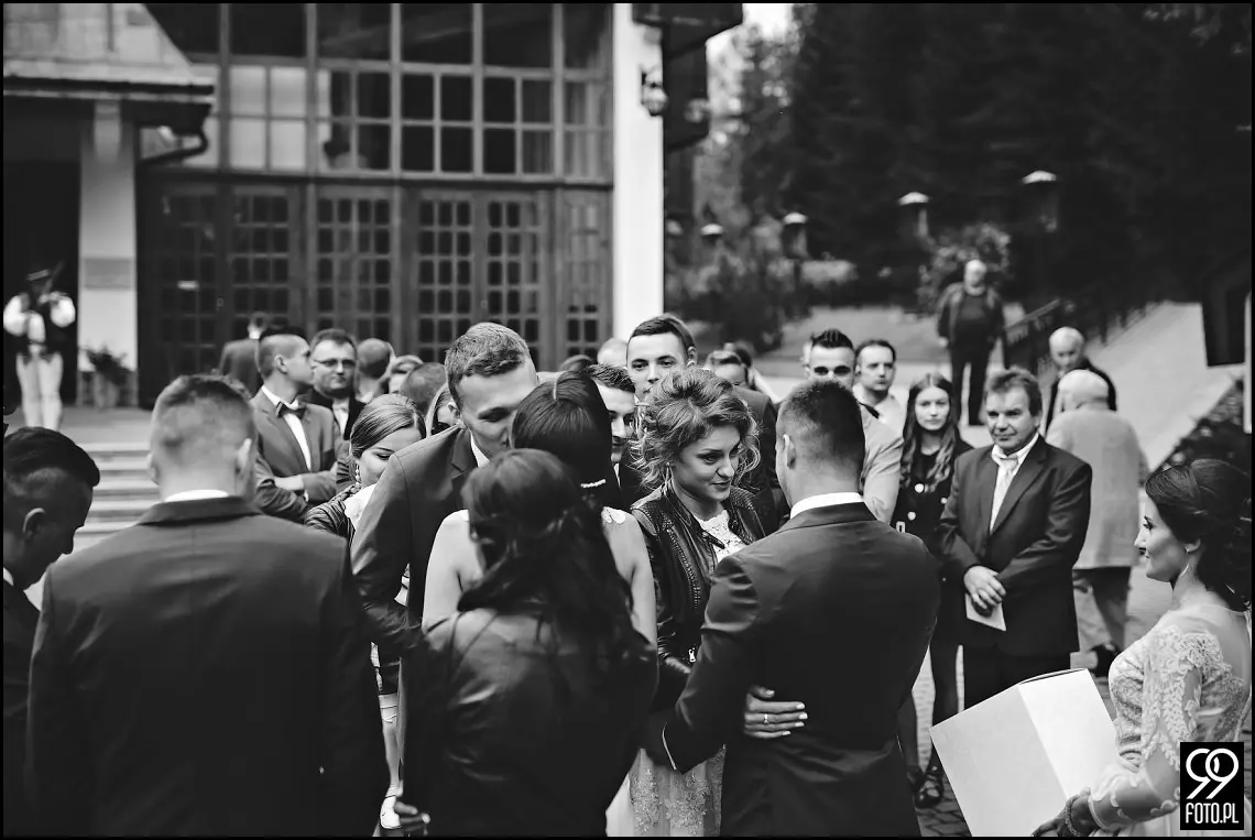 fotograf ślubny Rabka Zdrój, góralski klimat ślubny, wesele kabanos spytkowice