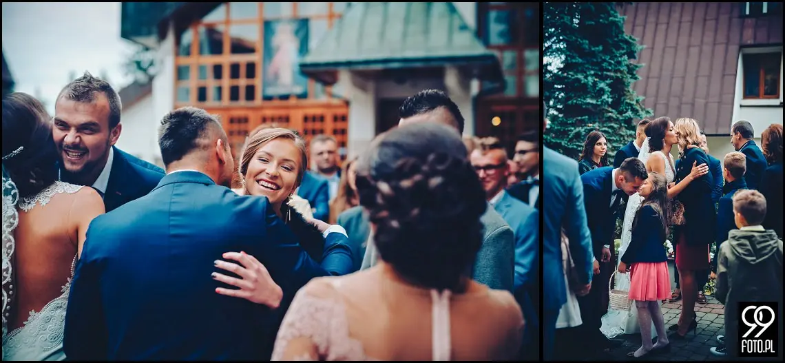 fotograf ślubny Rabka Zdrój, góralski klimat ślubny, wesele kabanos spytkowice