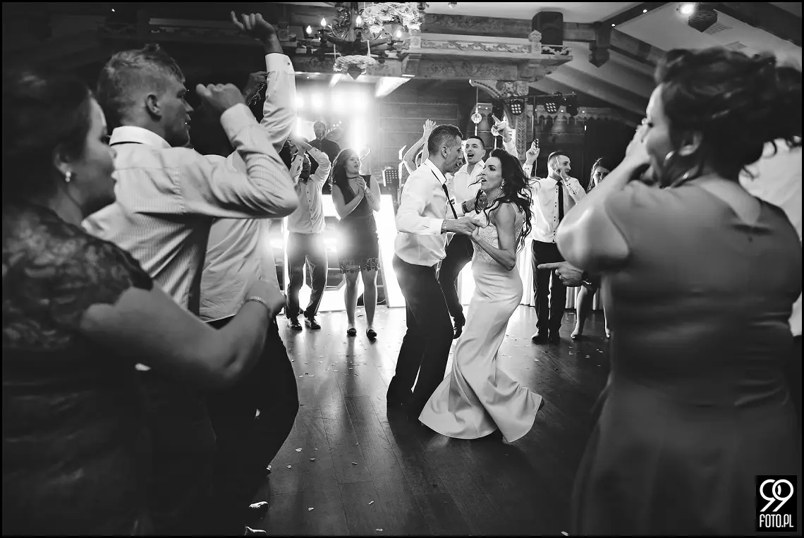 fotograf ślubny Rabka Zdrój, góralski klimat ślubny, wesele kabanos spytkowice