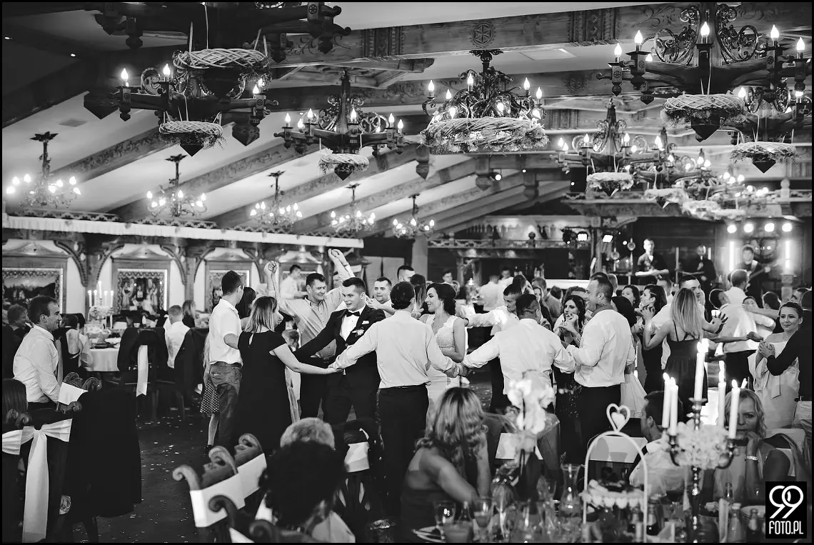 fotograf ślubny Rabka Zdrój, góralski klimat ślubny, wesele kabanos spytkowice