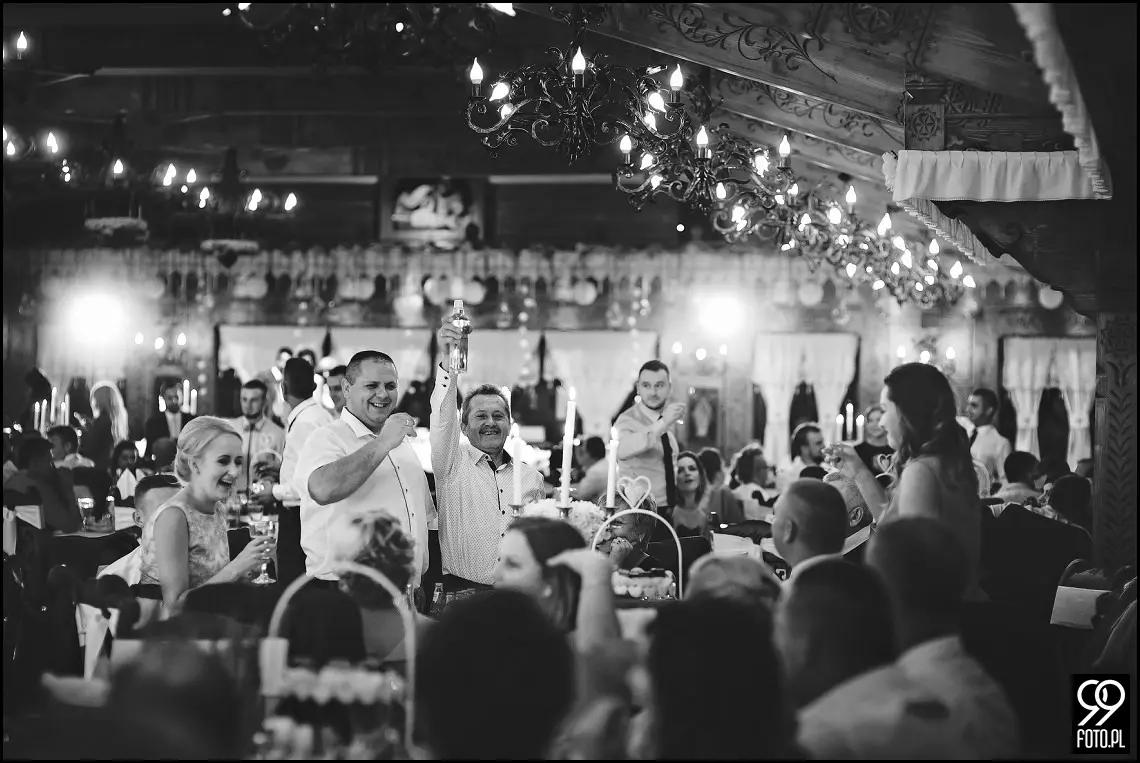 fotograf ślubny Rabka Zdrój, góralski klimat ślubny, wesele kabanos spytkowice