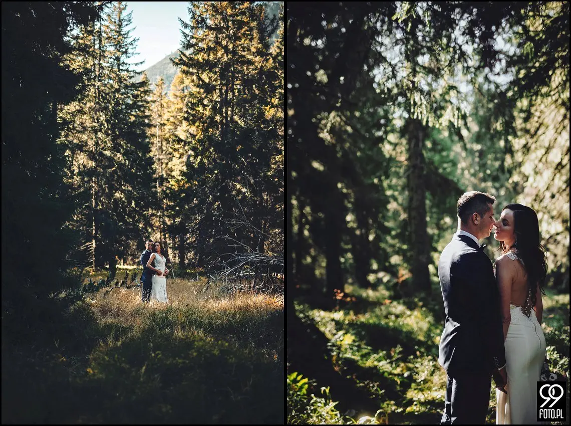 plener strbskie pleso, popradzki staw zdjęcia ślubne, sesja ślubna Słowacja