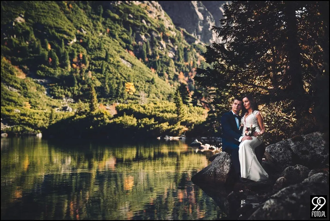 plener strbskie pleso, popradzki staw zdjęcia ślubne, sesja ślubna Słowacja