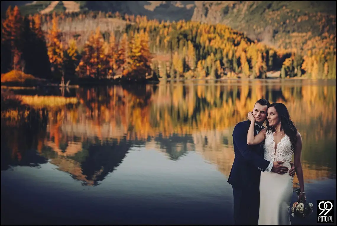 plener strbskie pleso, popradzki staw zdjęcia ślubne, sesja ślubna Słowacja