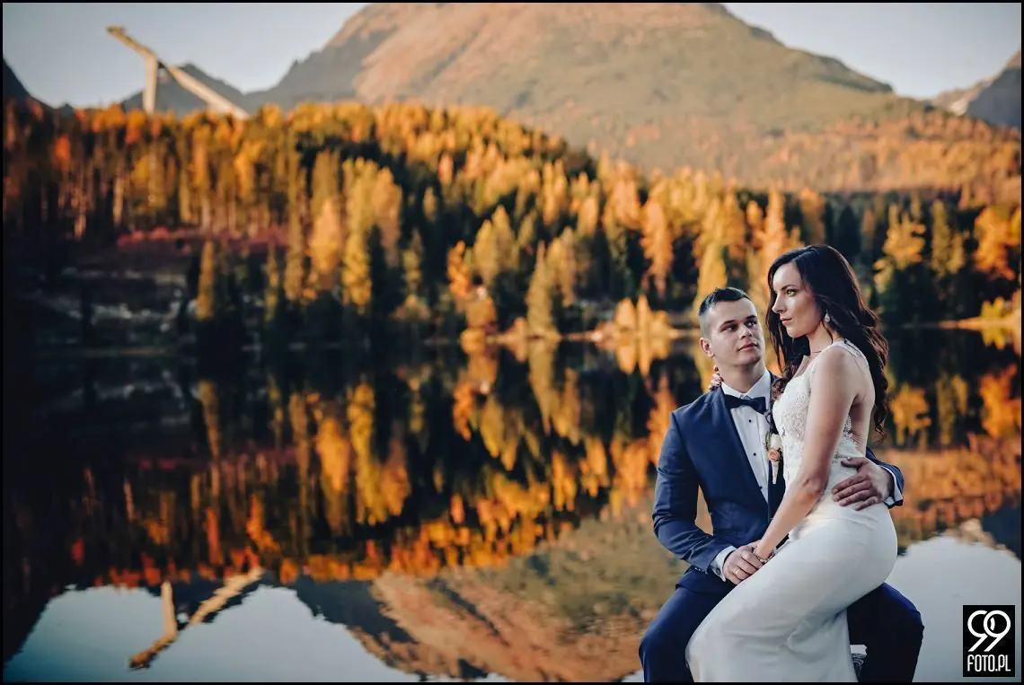 plener strbskie pleso, popradzki staw zdjęcia ślubne, sesja ślubna Słowacja