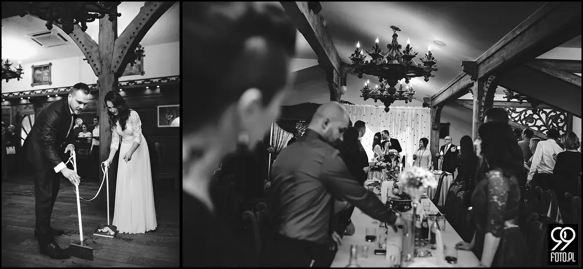 Dom weselny w Jabłonce, zdjęcia ślubne Przystań w Kabanosie, fotograf na wesele Jabłonka