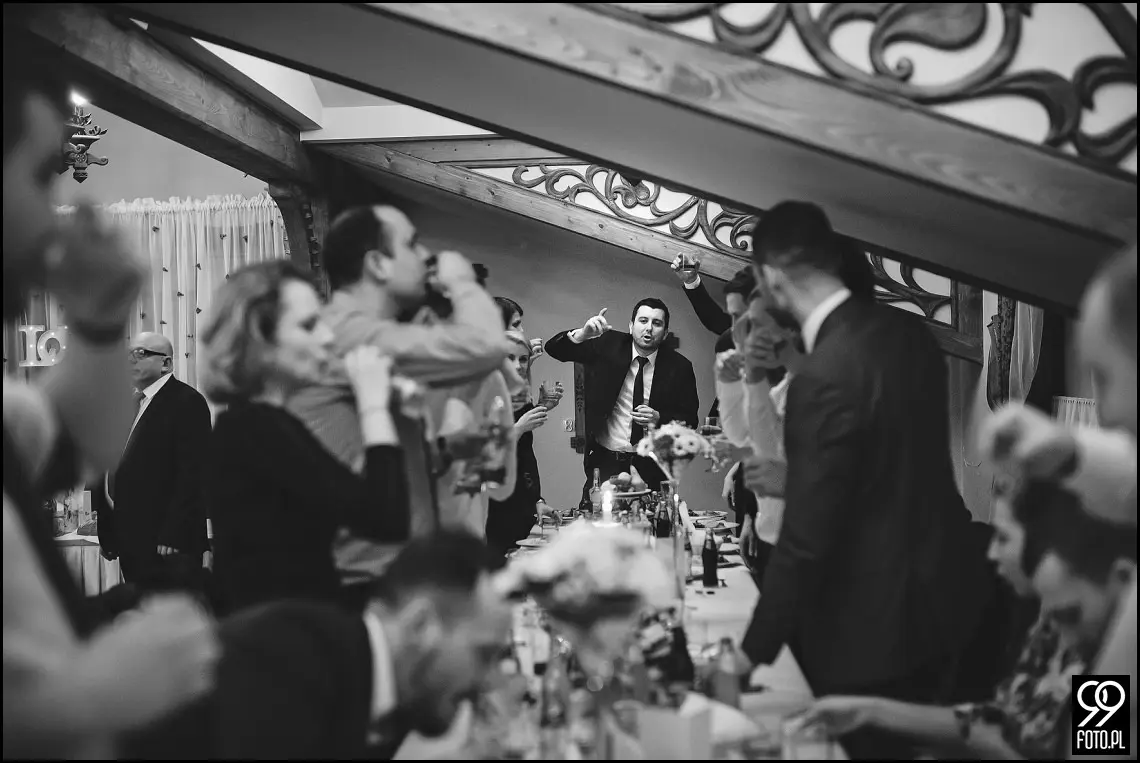 Dom weselny w Jabłonce, zdjęcia ślubne Przystań w Kabanosie, fotograf na wesele Jabłonka