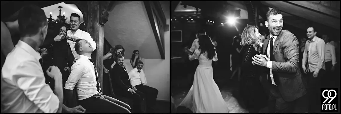 Dom weselny w Jabłonce, zdjęcia ślubne Przystań w Kabanosie, fotograf na wesele Jabłonka