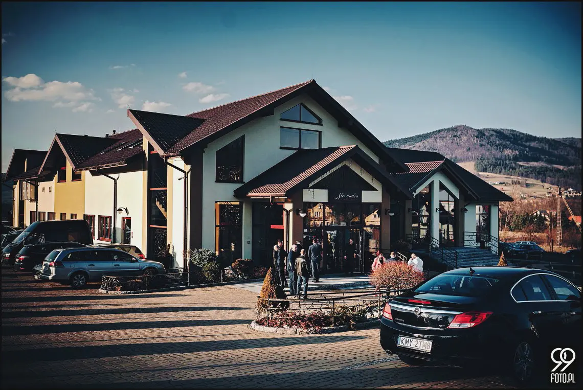 Dom weselny Aleksandra, zdjęcia ślubne Mszana Dolna, fotograf na wesele Mszana