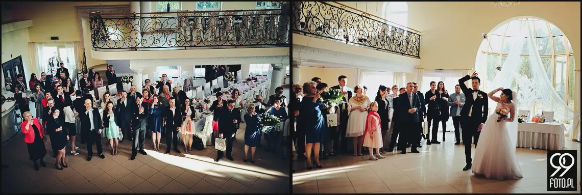 Hotel Margerita Kraków, magiczny wystrój sali weselnej, ślub w Krakowie