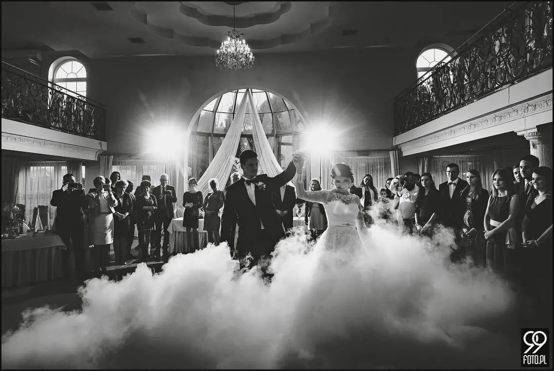 Hotel Margerita Kraków, magiczny wystrój sali weselnej, ślub w Krakowie