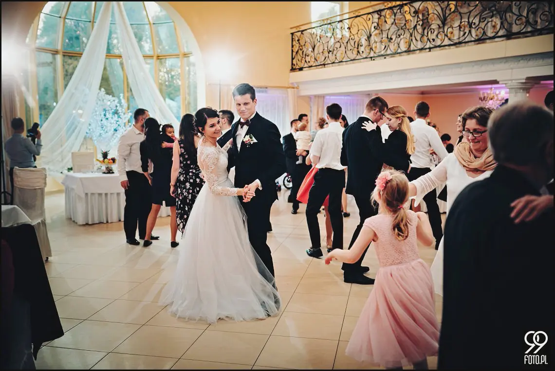 Hotel Margerita Kraków, magiczny wystrój sali weselnej, ślub w Krakowie