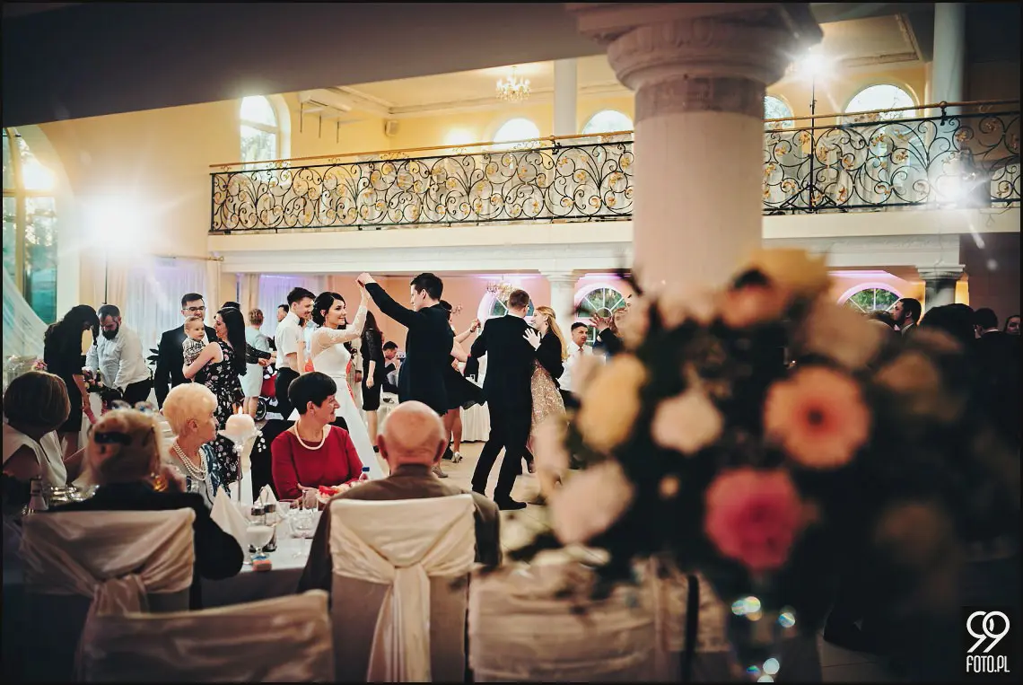 Hotel Margerita Kraków, magiczny wystrój sali weselnej, ślub w Krakowie