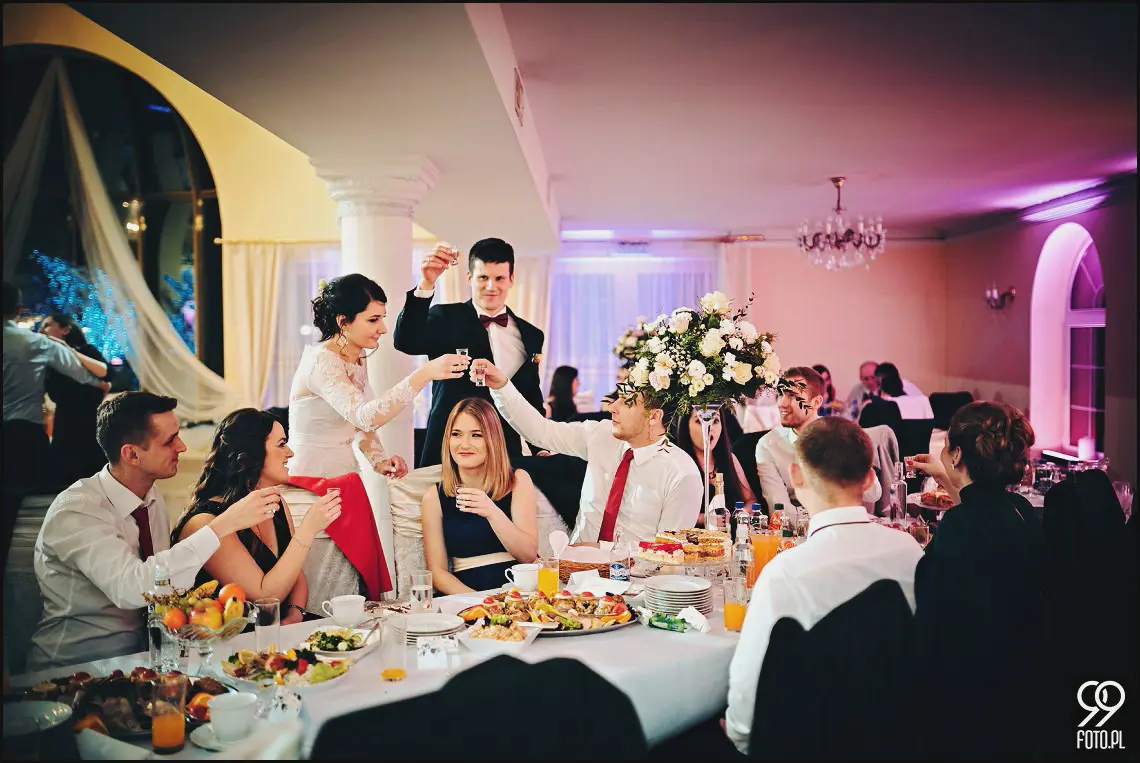 Hotel Margerita Kraków, magiczny wystrój sali weselnej, ślub w Krakowie