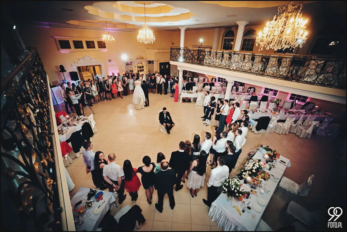 Hotel Margerita Kraków, magiczny wystrój sali weselnej, ślub w Krakowie