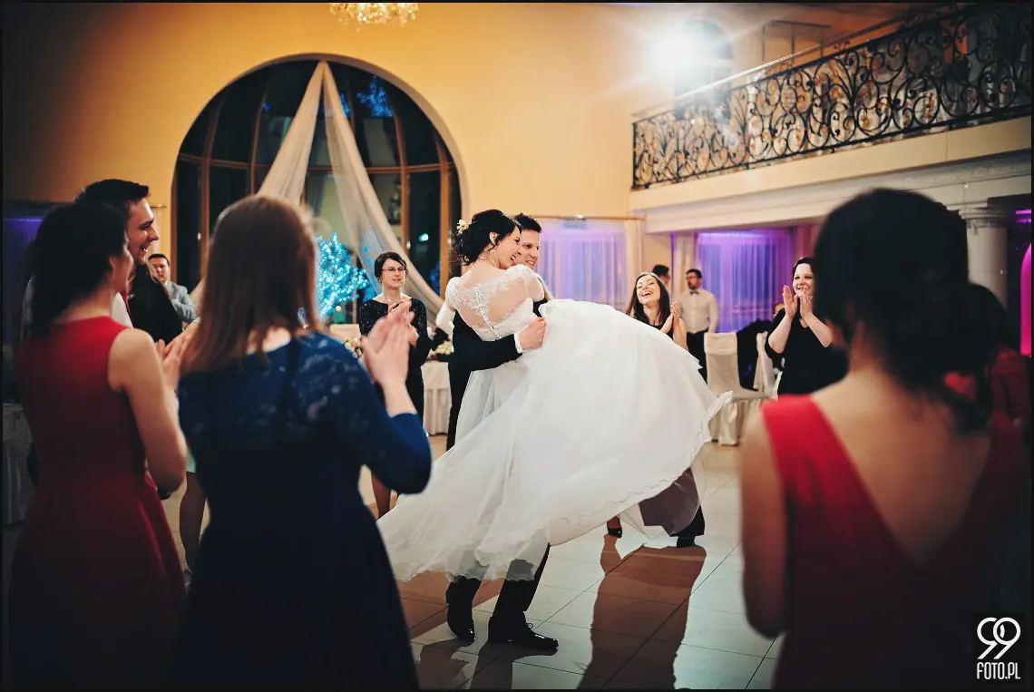 Hotel Margerita Kraków, magiczny wystrój sali weselnej, ślub w Krakowie