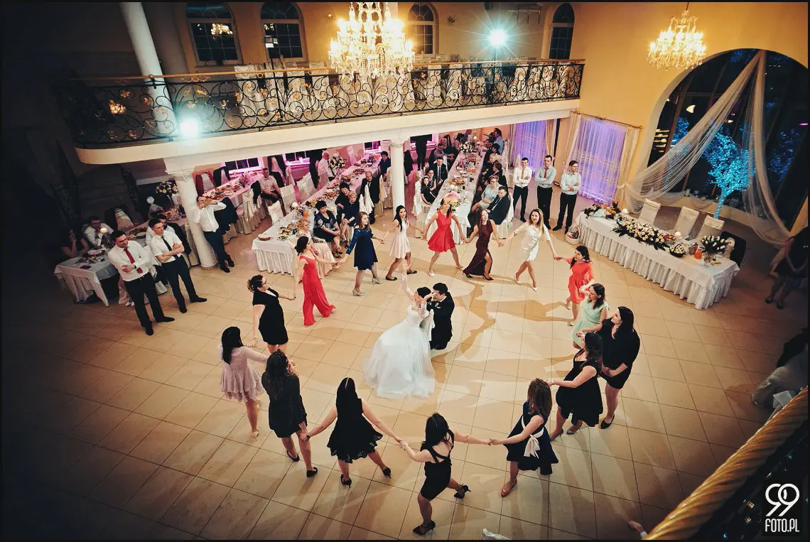 Hotel Margerita Kraków, magiczny wystrój sali weselnej, ślub w Krakowie