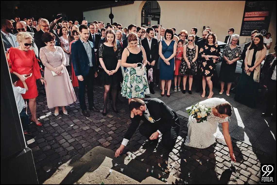 Sala weselna Folwark Zalesie, Reportaż ślubny Wieliczka