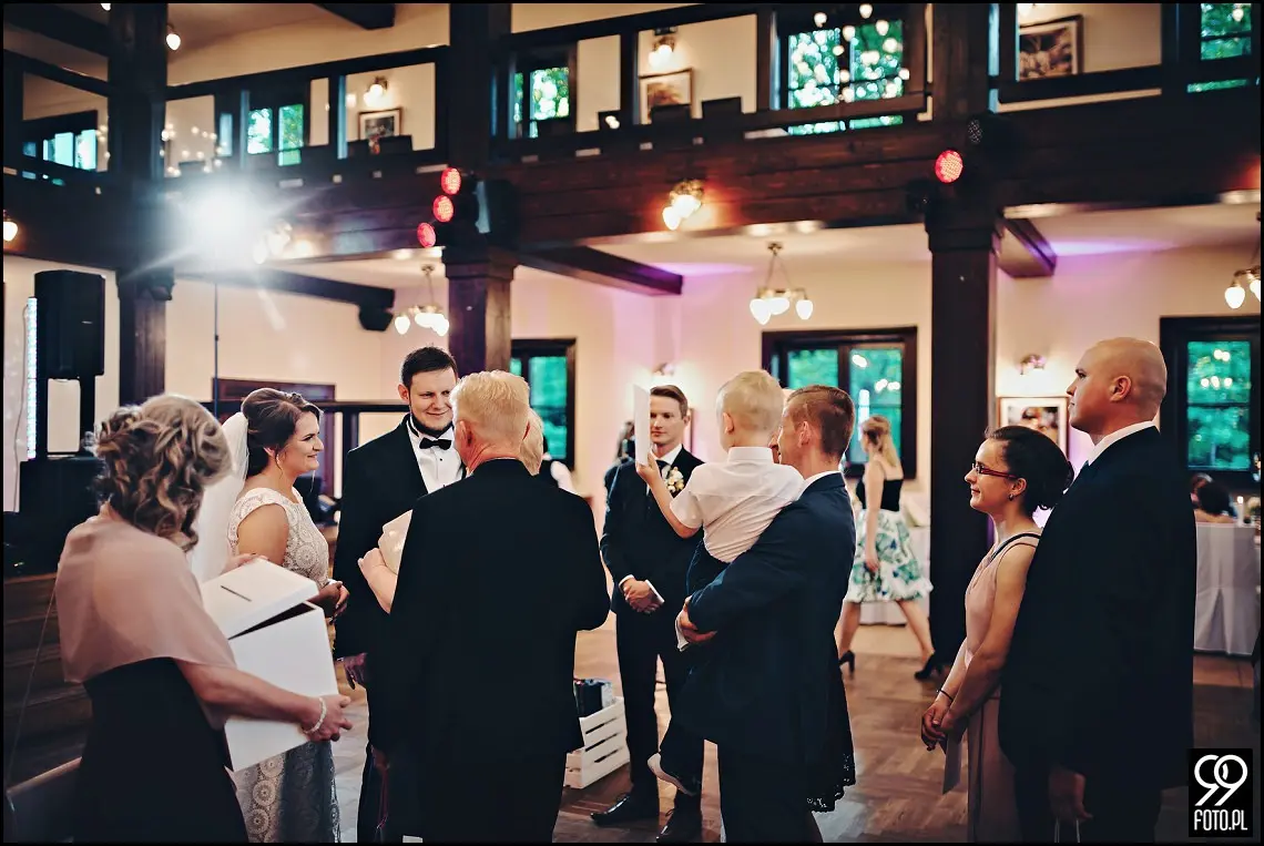 Sala weselna Folwark Zalesie, Reportaż ślubny Wieliczka