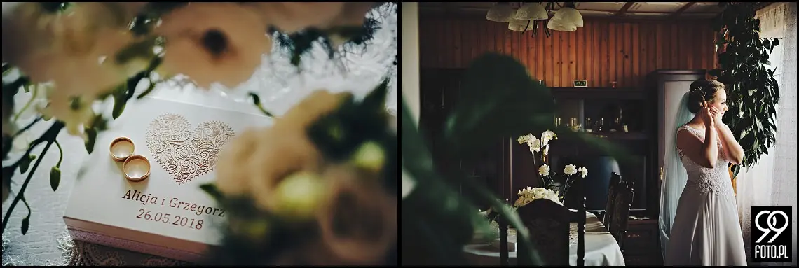 Ślub w Lanckoronie, Restauracja Old Joker Jaroszowice, fotograf na wesele Wadowice