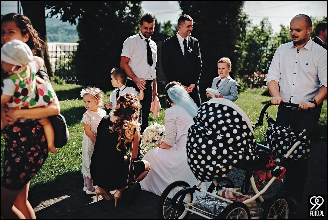 Ślub w Lanckoronie, Restauracja Old Joker Jaroszowice, fotograf na wesele Wadowice