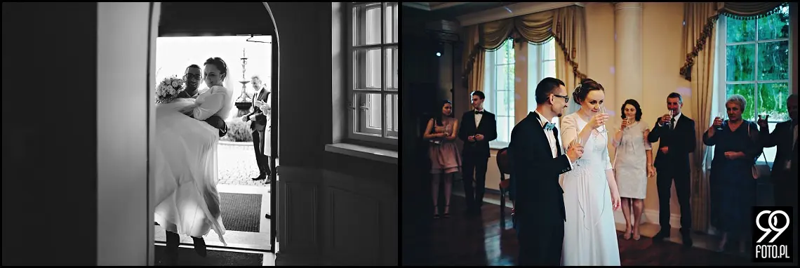 Ślub w Lanckoronie, Restauracja Old Joker Jaroszowice, fotograf na wesele Wadowice