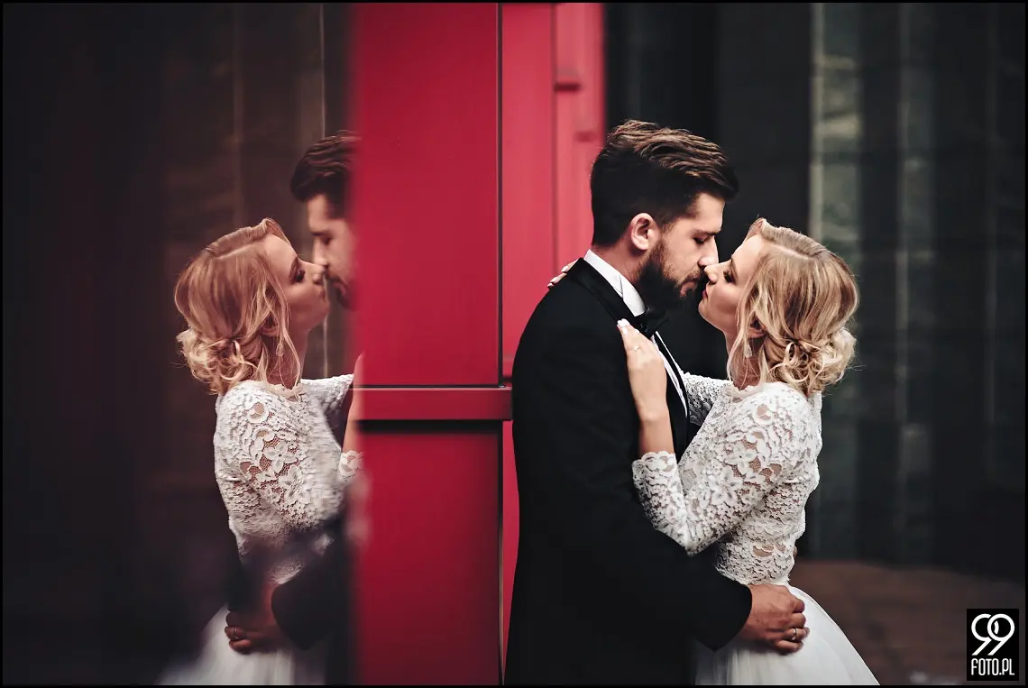 Ogród Botaniczny w Krakowie, ślubna sesja zdjęciowa Kraków, plener ślubny w dzień po ślubie