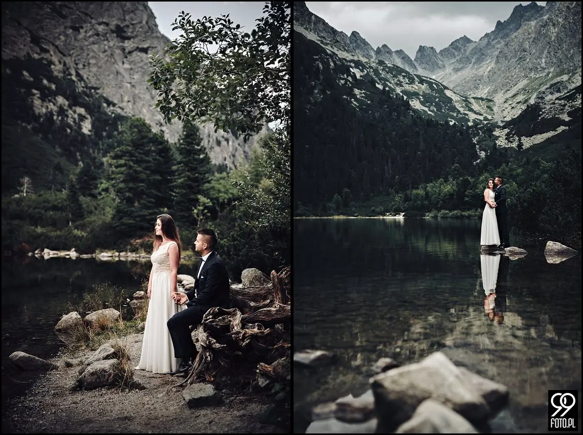 sesja ślubna w tatrach, plener ślubny w górach, miejsce na plener ślubny, ciekawe miejsca na sesję ślubną