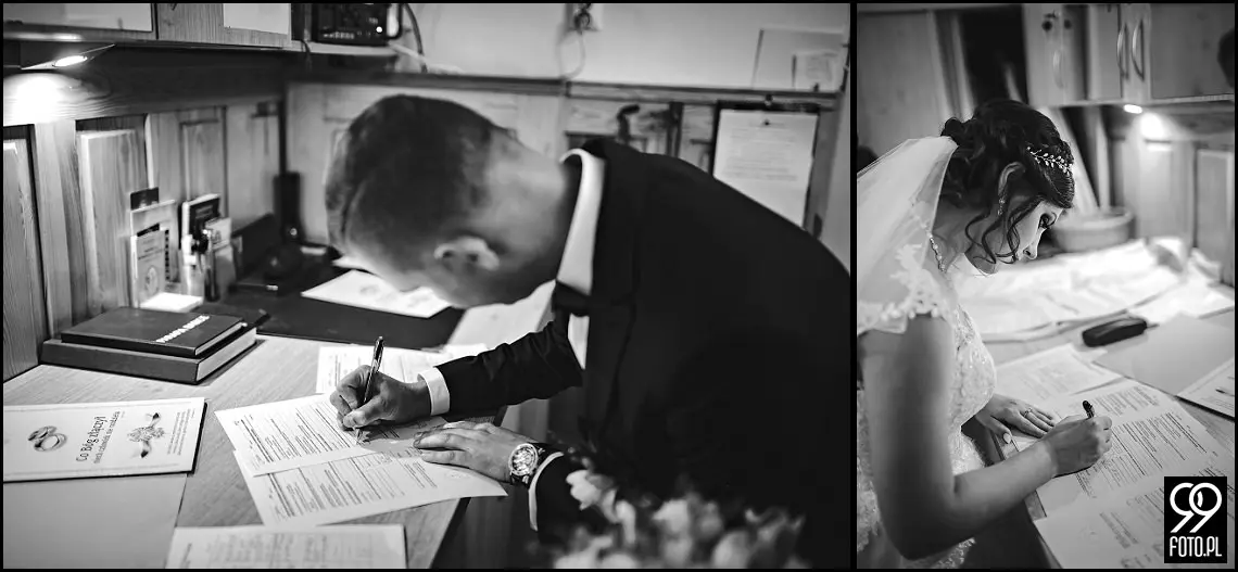 Helada sala weselna, Fotograf ślubny Oświęcim