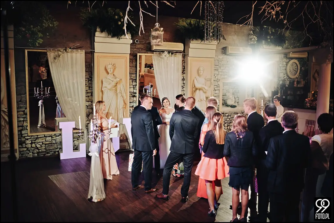 Helada sala weselna, Fotograf ślubny Oświęcim