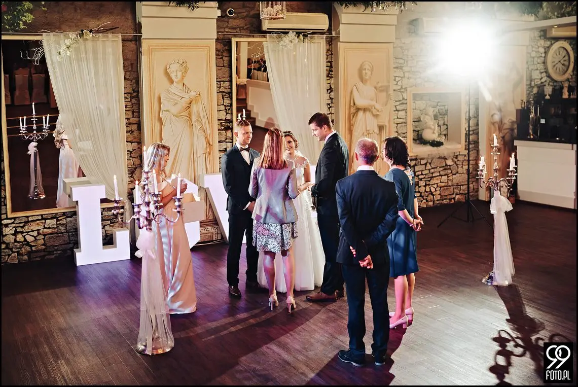 Helada sala weselna, Fotograf ślubny Oświęcim