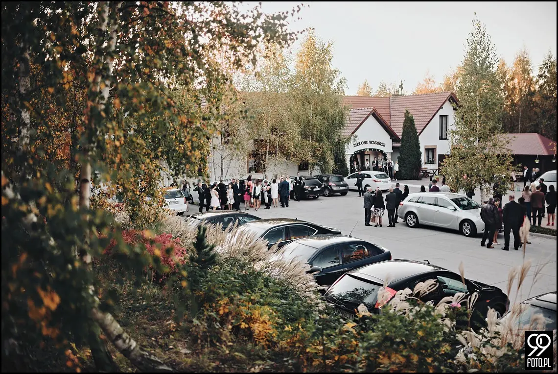 Zielone Wzgórze Koniusza, fotograf ślubny Proszowice, garbus do ślubu