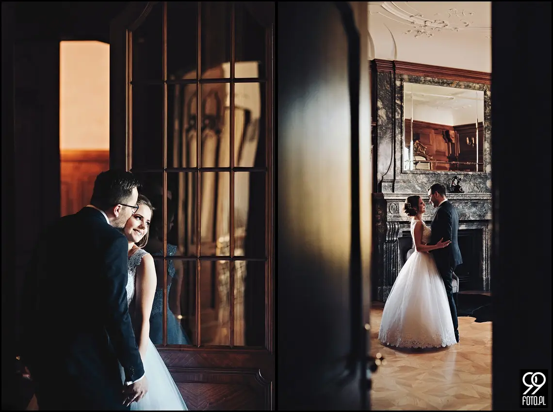 pałac goetzów okocimskich, plener ślubny pomysły, sesja ślubna kraków gdzie, sesja ślubna jesienią