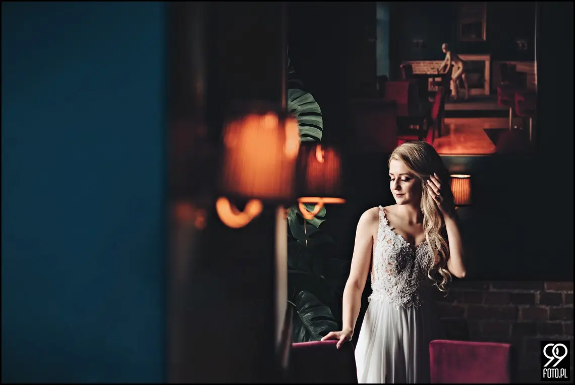 pomysł na sesje zimową, sesja ślubna zimą, miejsce na sesję ślubną w Krakowie