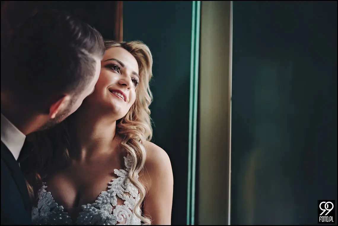 pomysł na sesje zimową, sesja ślubna zimą, miejsce na sesję ślubną w Krakowie