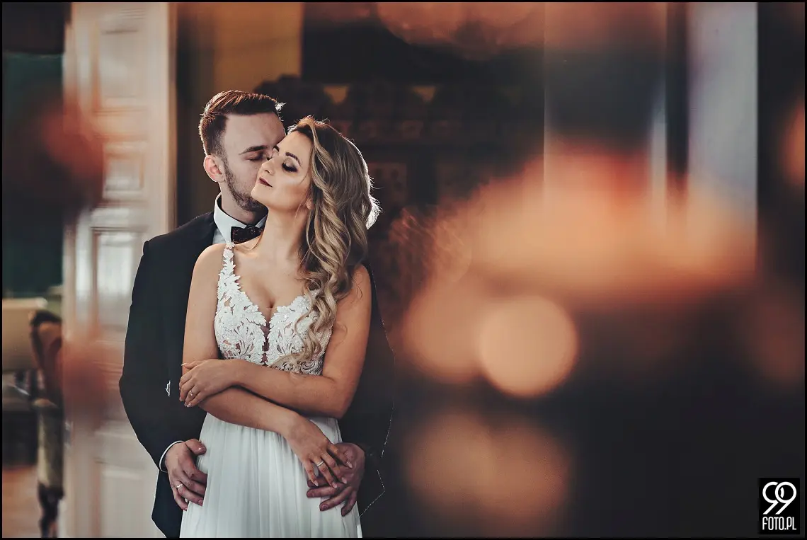 pomysł na sesje zimową, sesja ślubna zimą, miejsce na sesję ślubną w Krakowie