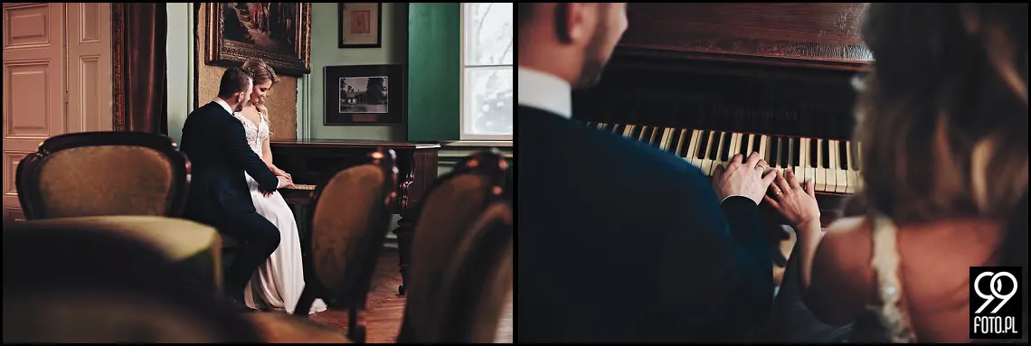 pomysł na sesje zimową, sesja ślubna zimą, miejsce na sesję ślubną w Krakowie