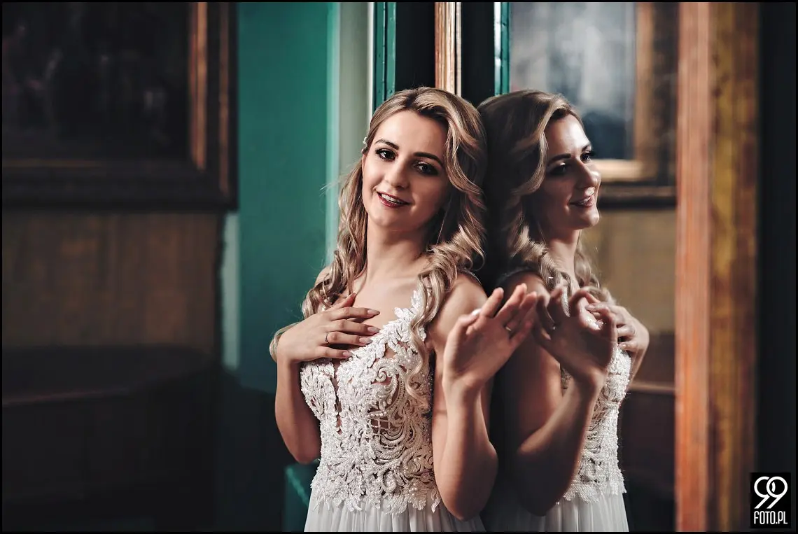 pomysł na sesje zimową, sesja ślubna zimą, miejsce na sesję ślubną w Krakowie