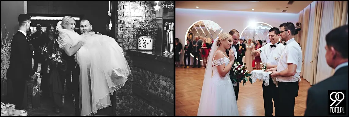 Hotel nad Rabą Bochnia, Gospoda nad Rabą Bochnia wesela, zimowy ślub w Niepołomicach