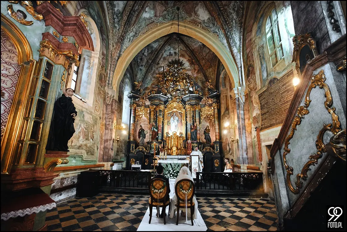 Sala bankietowa Szafrantu, fotografia ślubna Niepołomice