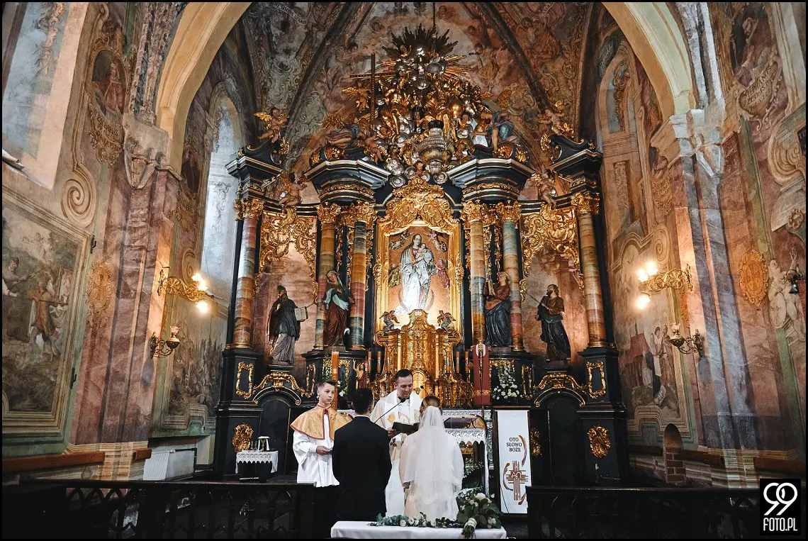 Sala bankietowa Szafrantu, fotografia ślubna Niepołomice