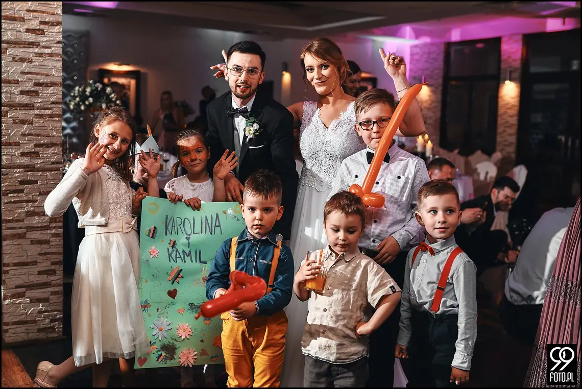 Sala bankietowa Szafrantu, fotografia ślubna Niepołomice