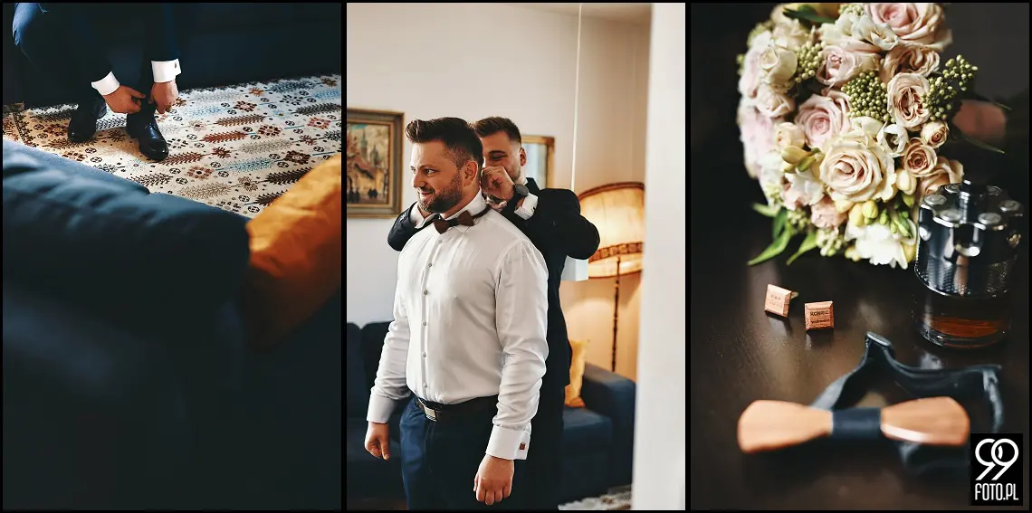 Reportaż ślubny sala weselna Babie Lato Gdów, dobry fotograf ślubny Biertowice